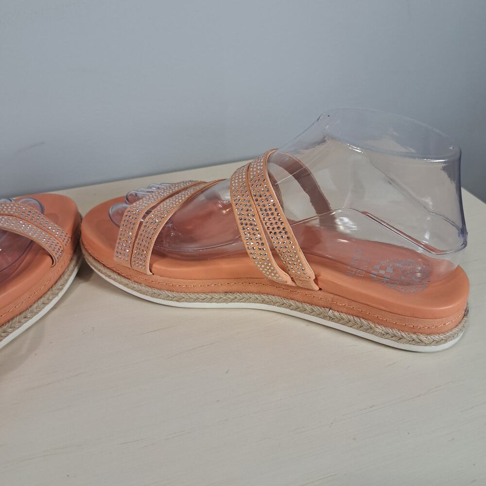 Vince Camuto Rallsan Strappy Crystal Women's Sandals Mimosa Size 8 - Picture 7 of 12
